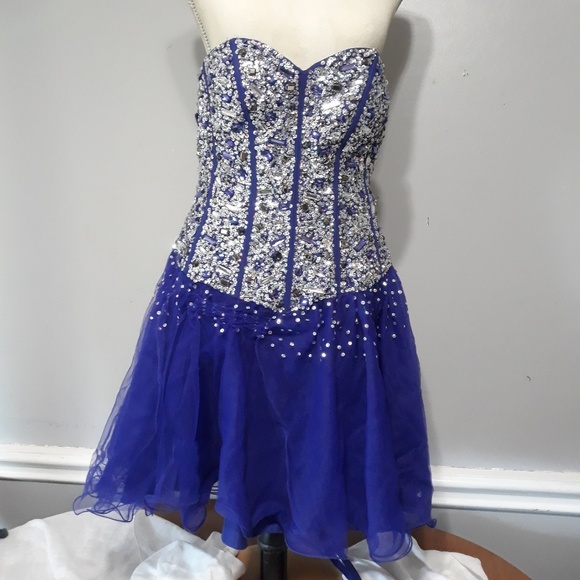 Nox Narianna Collection Sequined Mini Dress-Sz 2XL - Picture 5 of 6